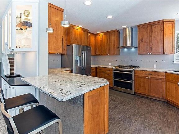 Main floor kitchen remodeled with stainless steal appliances