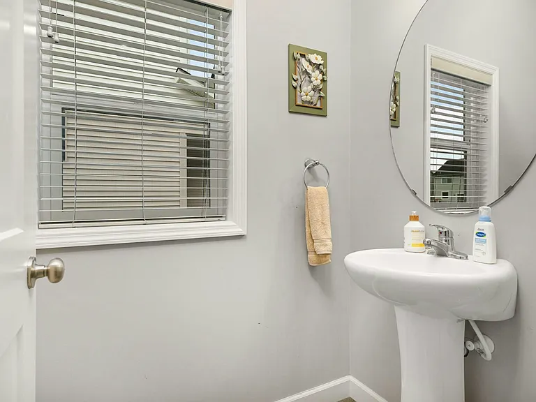 Powder room in the main level