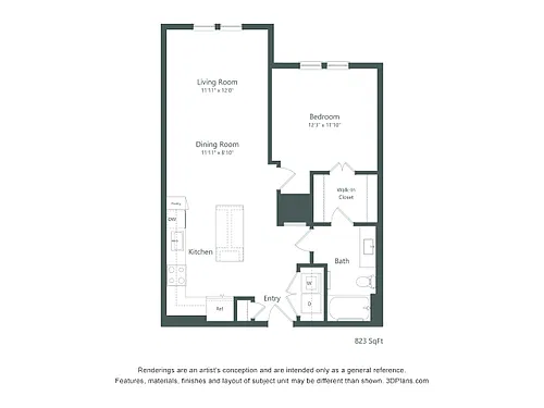 Floor plan A13