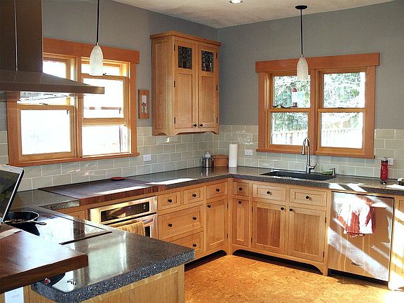 Custom Cabinets Concrete Top