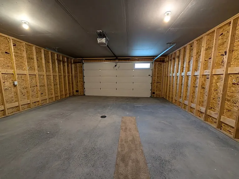inside 2 car garage