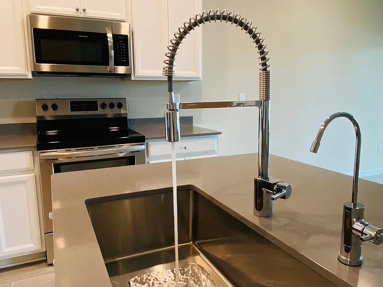 Kitchen with filtered water