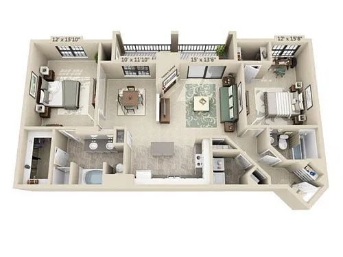 Floor plan Valencia (B3)