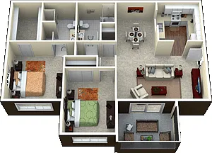 Floor plan B1 - HC