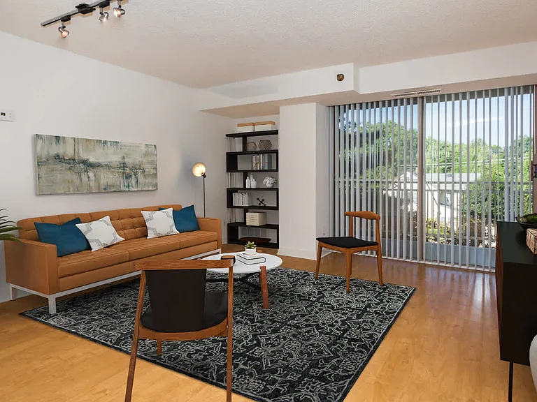 Living Room with Balcony