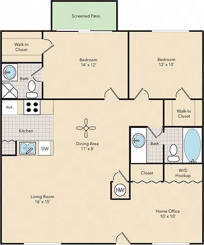 Floor plan The Cypress