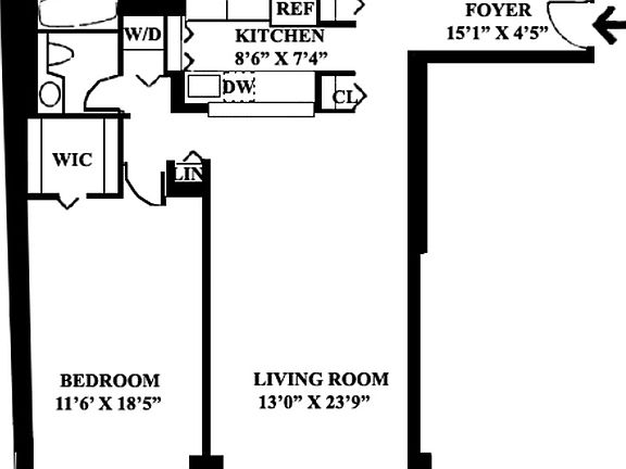 2nd image of 101 W 79th St APT 7A