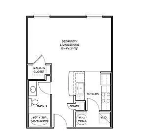 Floor plan Studio 2