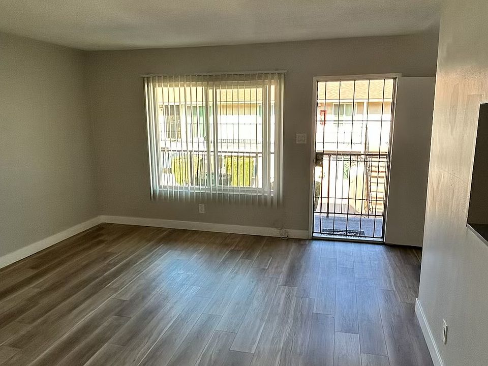 Bright living room and front entrance