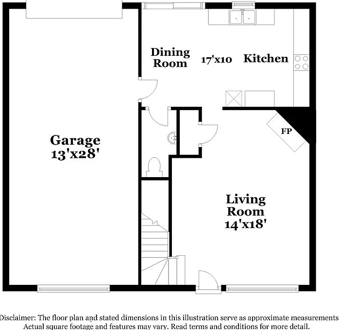 3 bed, 2.5 bath, 1300 sqft, $1,800 — Photo 2