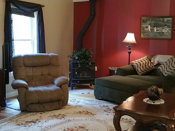 Living Rm with wood stove