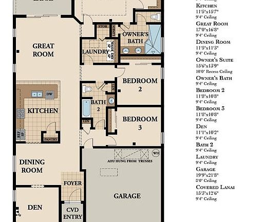 Pierce II floor plan