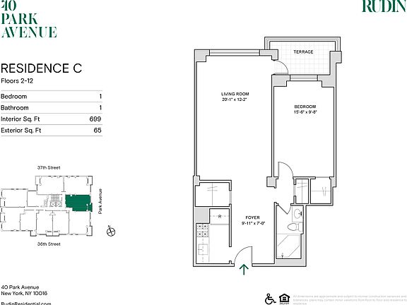 2nd image of 40 Park Ave APT 6C