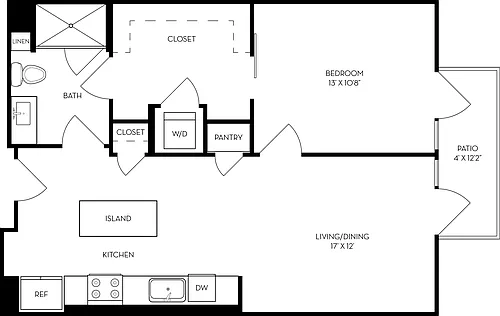 Floor plan 1J