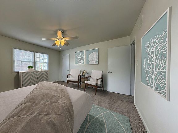 Spacious Carpeted Bedrooms!