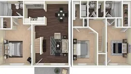 3 bed, 1296 sqft, $1,250 — Photo 4