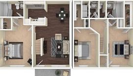 3B/2B Townhome