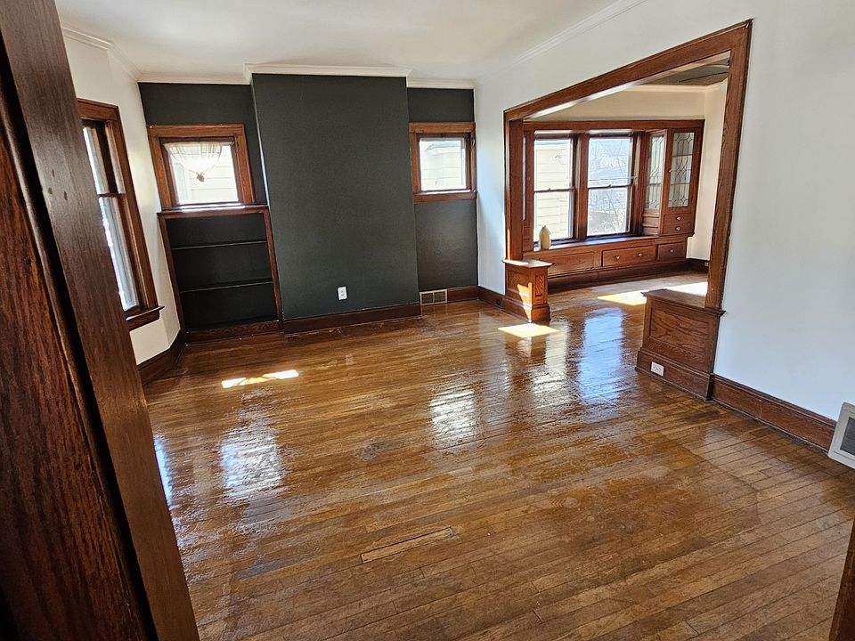 Living room with hardwood floors
