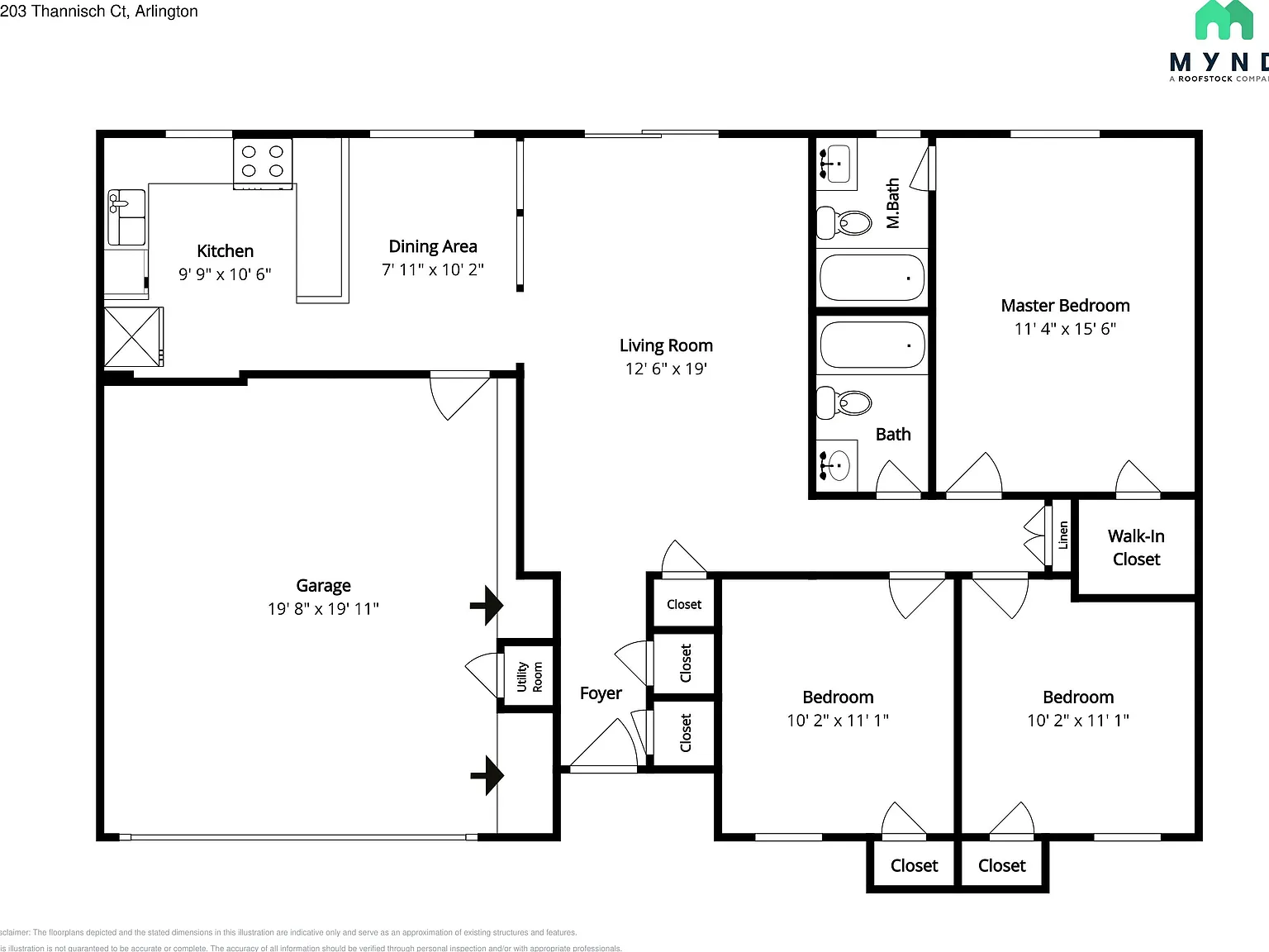 3 bed, 2.0 bath, 1120 sqft, $1,975 — Photo 2