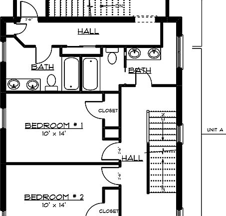 Floor plan of second floor