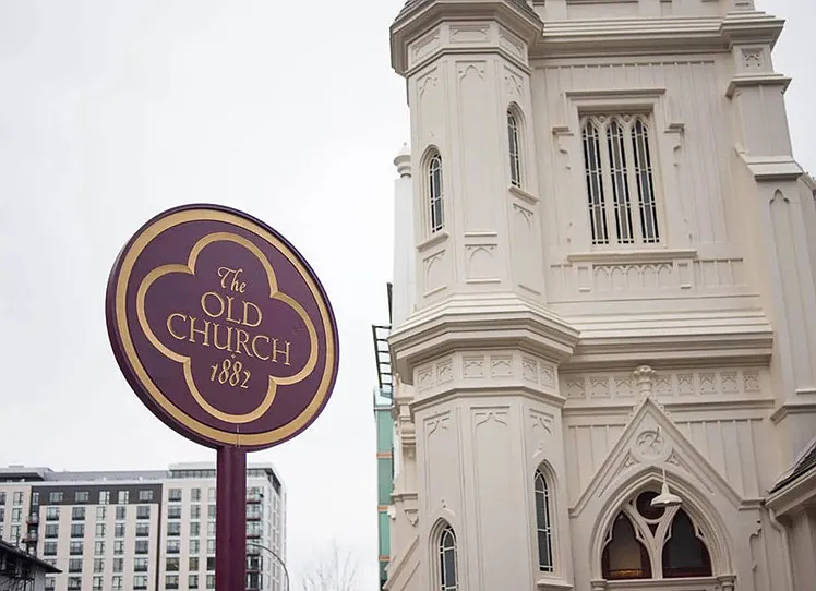 The Old Church around the corner