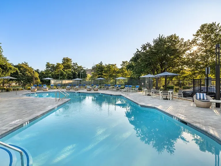 Pool with lounge seating