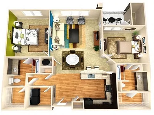 Floor plan B1A