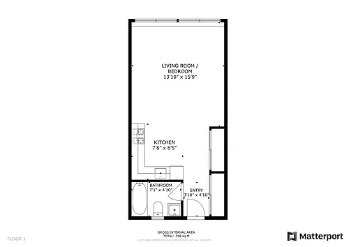 Floor plan Studio