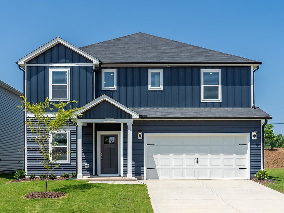 Johnson front exterior at a Meritage Homes community in Angier, NC.