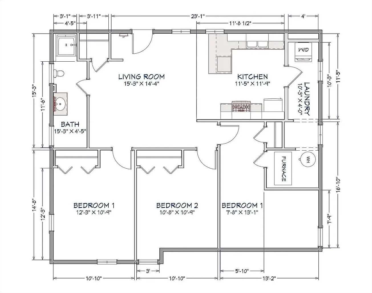 Available Now! Updated 3br 1ba South Campus and Bryan Park — Photo 2