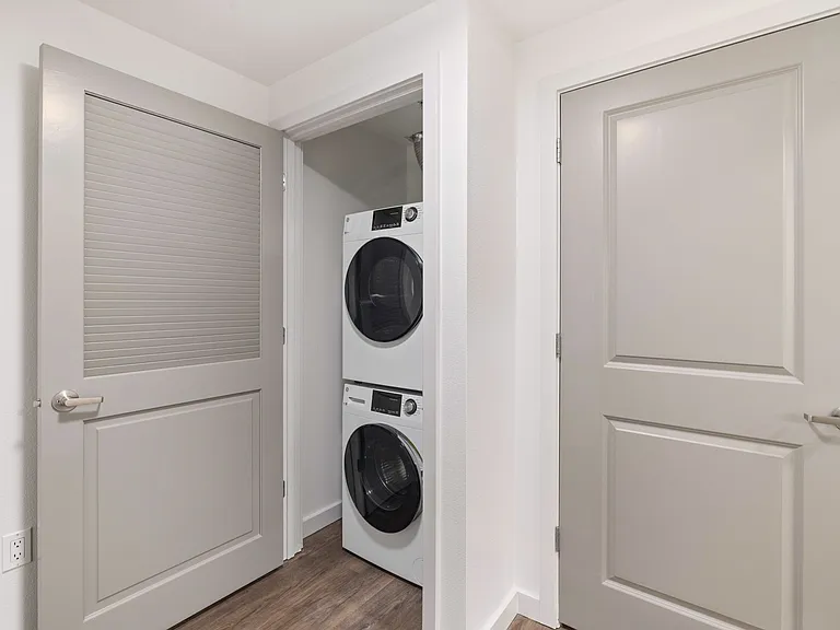 In-Home Laundry at 128 on State Apartments in Kirkland, WA 98033