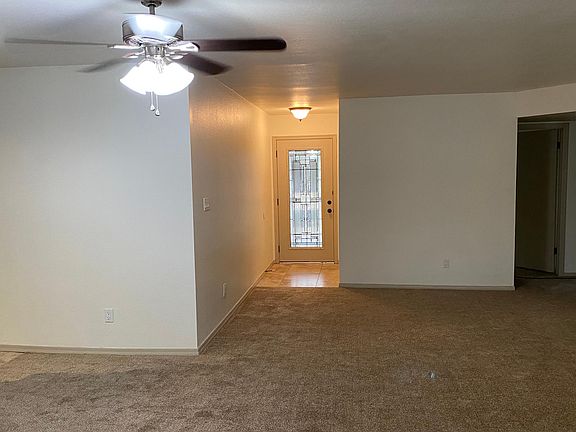 front entry, living room/dining room