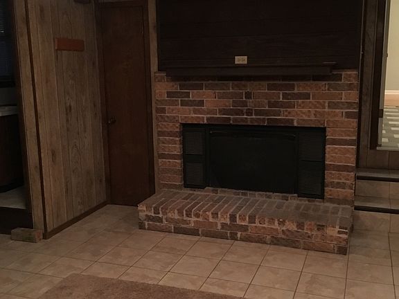 Cozy fireplace