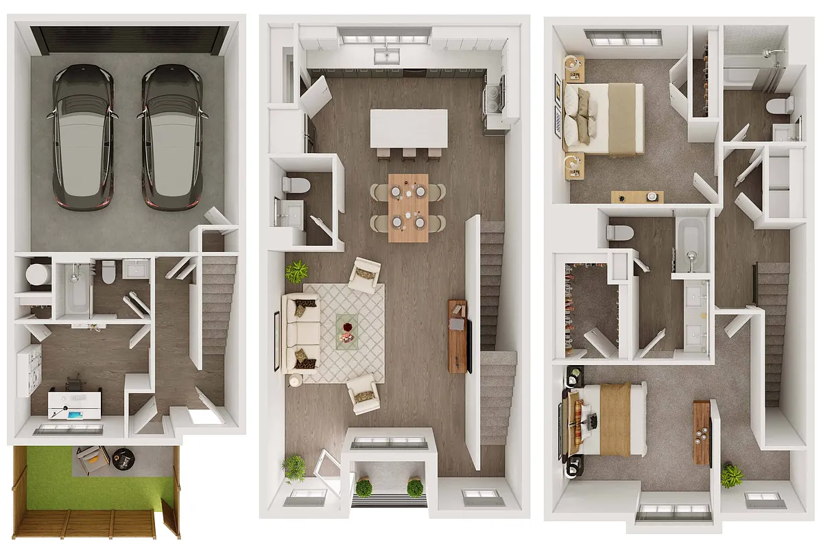 Floor plan TH1P