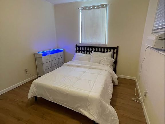 bedroom with bed