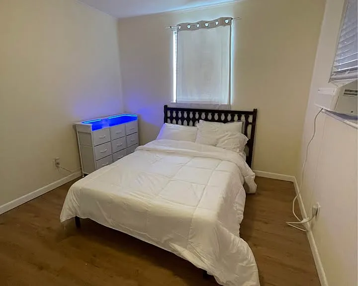 bedroom with bed