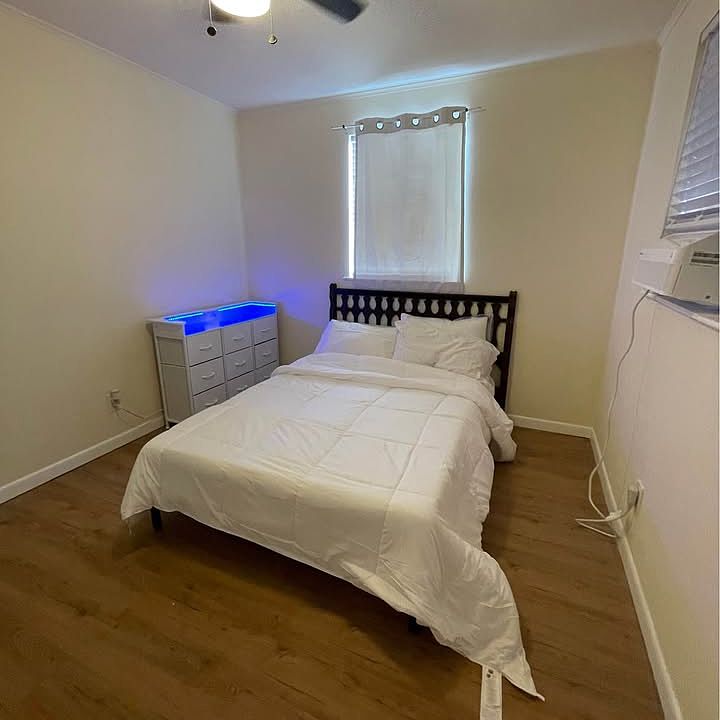 bedroom with bed