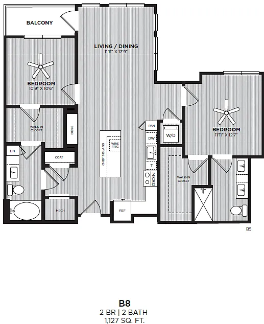 Floor plan B8