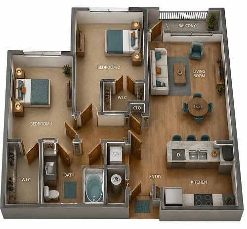 Floor plan B0