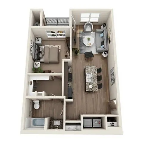 Floor plan Echo Lake