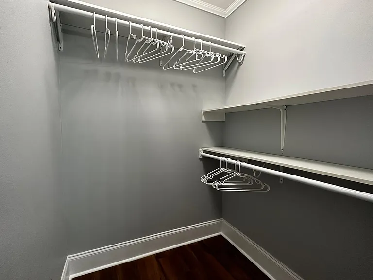 Master walk-in closet
