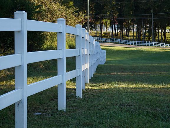 along property front side