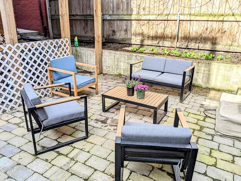 Shared patio