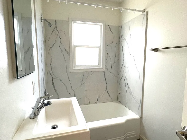 Full Bathroom with Tub, Shower & Window Ventilation
