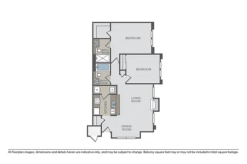Floor plan Cascade Falls