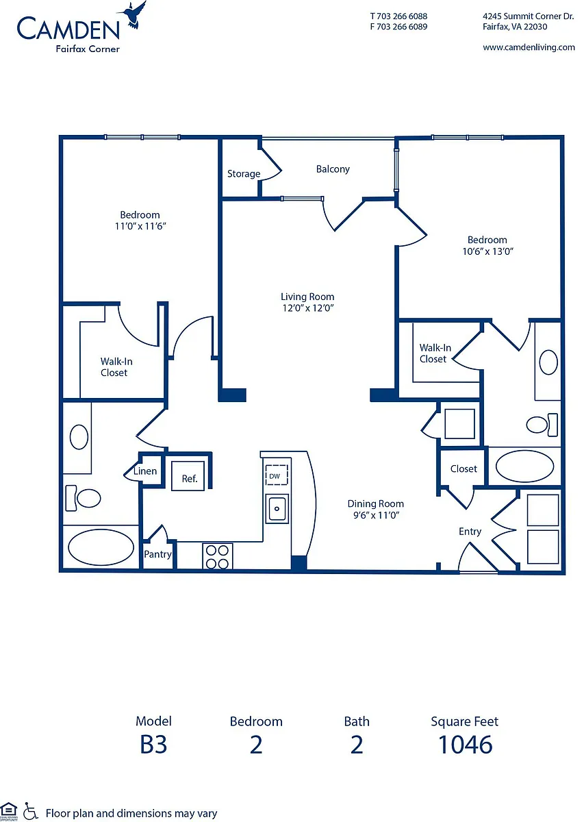 Floor plan B3