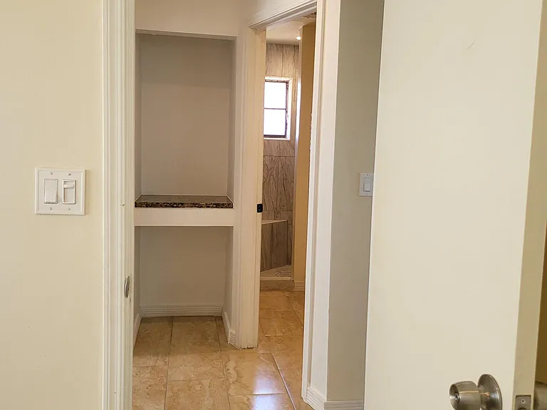 Bedroom Leading into hall and bathroom