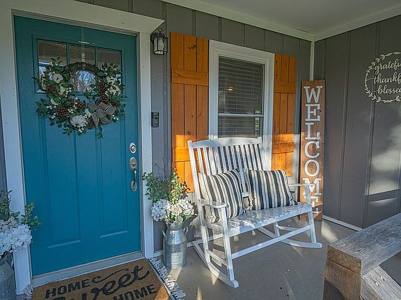 Inviting front porch