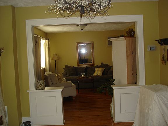 View into living room