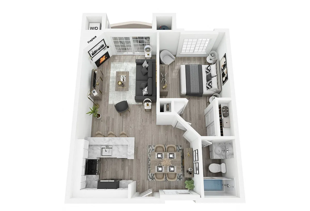 Floor plan The Barrington B4